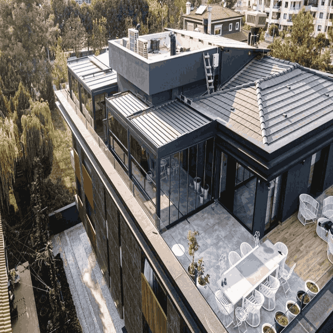 Bioklimatik Pergola Tavan Sistemi