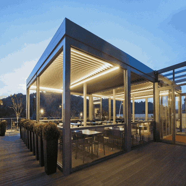 Bioklimatik Pergola Tavan Modelleri