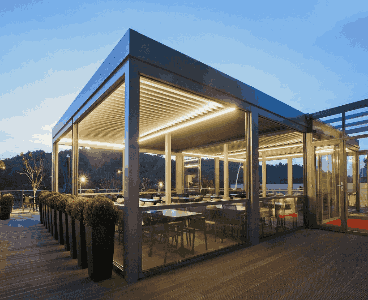 Bioklimatik Pergola Tavan Sistemi